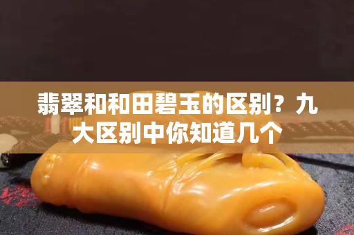 翡翠和和田碧玉的区别？九大区别中你知道几个