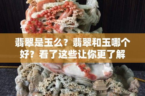 翡翠是玉么？翡翠和玉哪个好？看了这些让你更了解