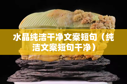 水晶纯洁干净文案短句（纯洁文案短句干净）