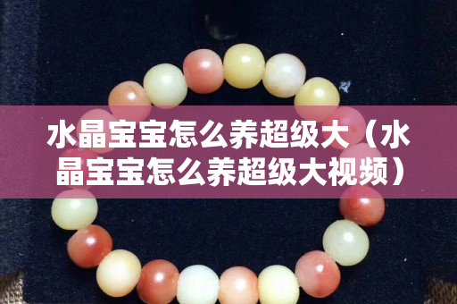 水晶宝宝怎么养超级大（水晶宝宝怎么养超级大视频）