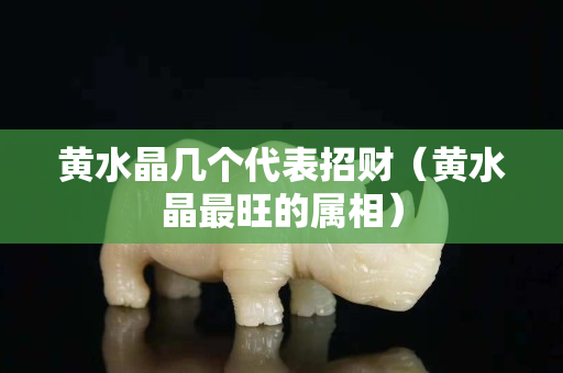 黄水晶几个代表招财（黄水晶最旺的属相）