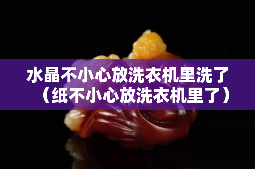 水晶不小心放洗衣机里洗了（纸不小心放洗衣机里了）