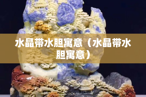 水晶带水胆寓意（水晶带水胆寓意）