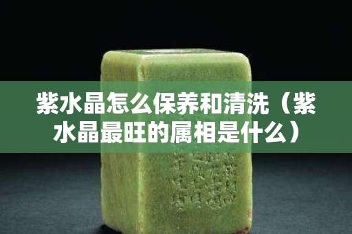 紫水晶怎么保养和清洗（紫水晶最旺的属相是什么）
