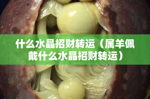 什么水晶招财转运（属羊佩戴什么水晶招财转运）