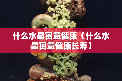 什么水晶寓意健康（什么水晶寓意健康长寿）