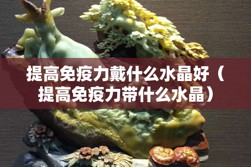 提高免疫力戴什么水晶好（提高免疫力带什么水晶）