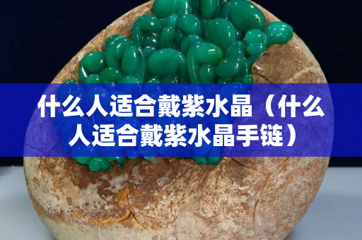 什么人适合戴紫水晶（什么人适合戴紫水晶手链）