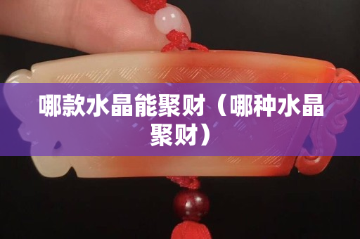 哪款水晶能聚财（哪种水晶聚财）