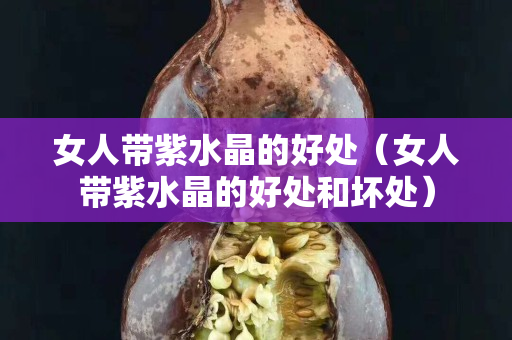 女人带紫水晶的好处（女人带紫水晶的好处和坏处）
