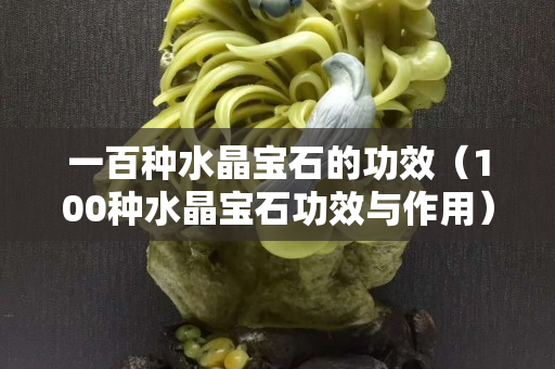 一百种水晶宝石的功效（100种水晶宝石功效与作用）