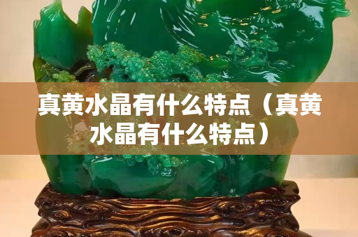 真黄水晶有什么特点（真黄水晶有什么特点）