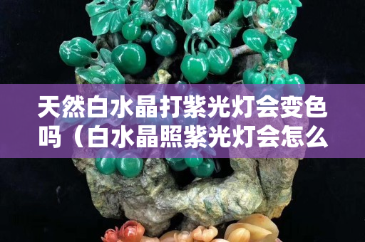 天然白水晶打紫光灯会变色吗（白水晶照紫光灯会怎么样）