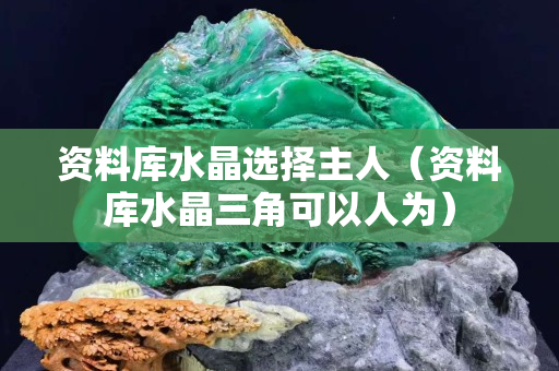 资料库水晶选择主人（资料库水晶三角可以人为）