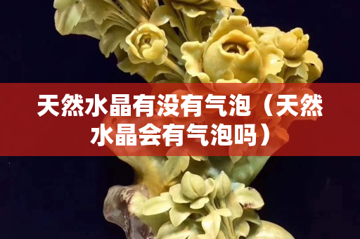 天然水晶有没有气泡（天然水晶会有气泡吗）