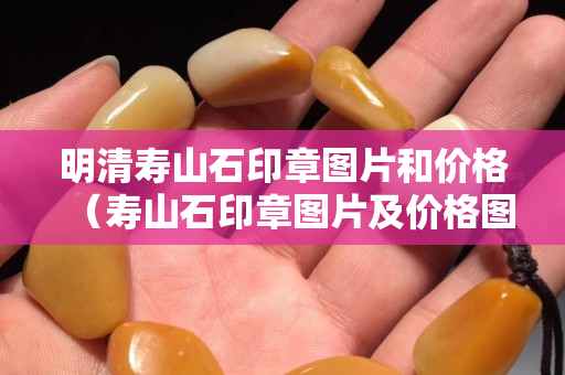 明清寿山石印章图片和价格（寿山石印章图片及价格图片）