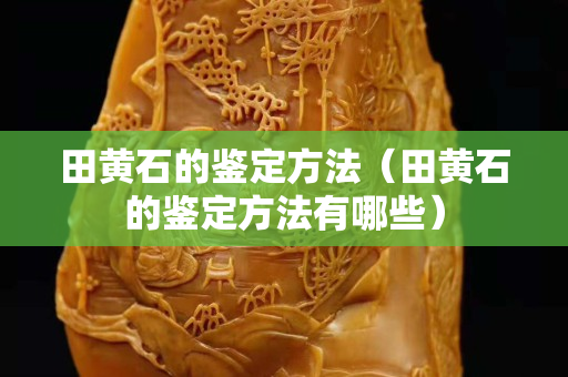 田黄石的鉴定方法（田黄石的鉴定方法有哪些）