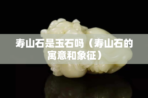 寿山石是玉石吗（寿山石的寓意和象征）