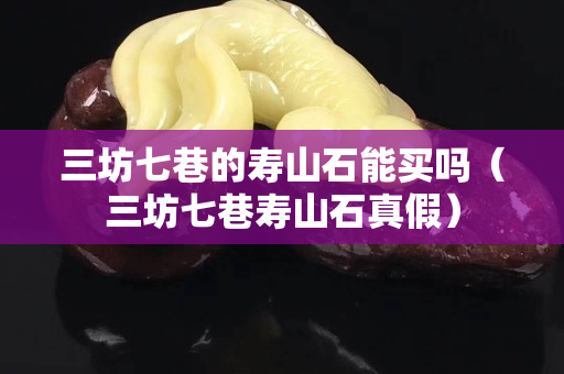 三坊七巷的寿山石能买吗（三坊七巷寿山石真假）