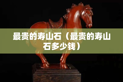 最贵的寿山石（最贵的寿山石多少钱）