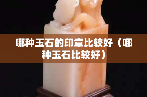 哪种玉石的印章比较好（哪种玉石比较好）