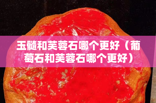 玉髓和芙蓉石哪个更好（葡萄石和芙蓉石哪个更好）