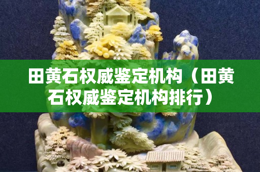 田黄石权威鉴定机构（田黄石权威鉴定机构排行）
