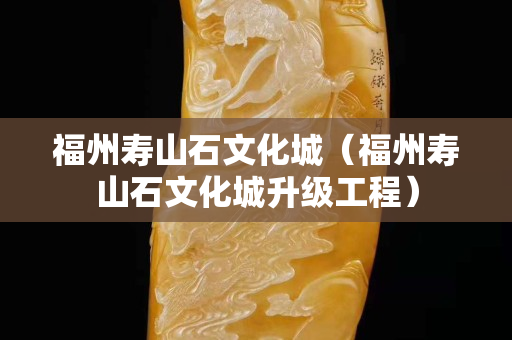 福州寿山石文化城（福州寿山石文化城升级工程）