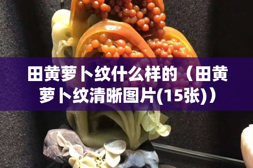 田黄萝卜纹什么样的（田黄萝卜纹清晰图片(15张)）