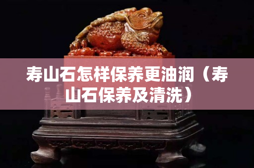 寿山石怎样保养更油润（寿山石保养及清洗）