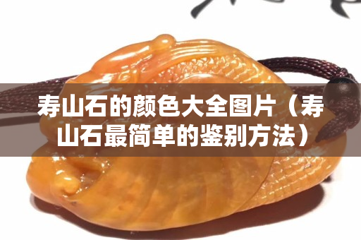 寿山石的颜色大全图片（寿山石最简单的鉴别方法）