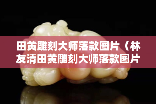 田黄雕刻大师落款图片（林友清田黄雕刻大师落款图片）