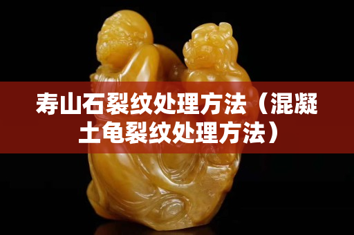 寿山石裂纹处理方法（混凝土龟裂纹处理方法）