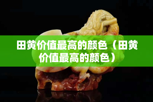 田黄价值最高的颜色（田黄价值最高的颜色）