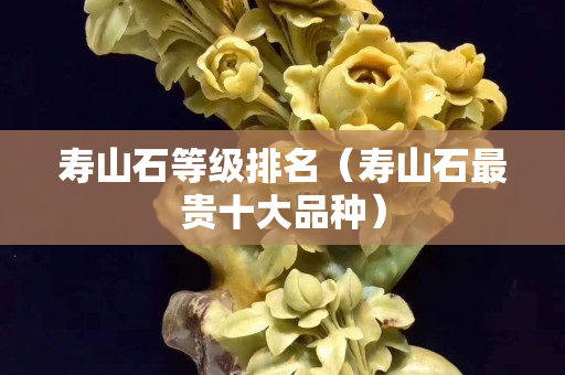 寿山石等级排名（寿山石最贵十大品种）