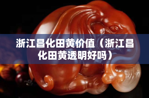 浙江昌化田黄价值（浙江昌化田黄透明好吗）