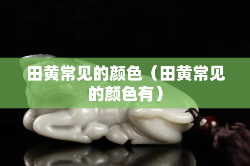 田黄常见的颜色（田黄常见的颜色有）