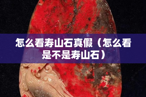 怎么看寿山石真假（怎么看是不是寿山石）