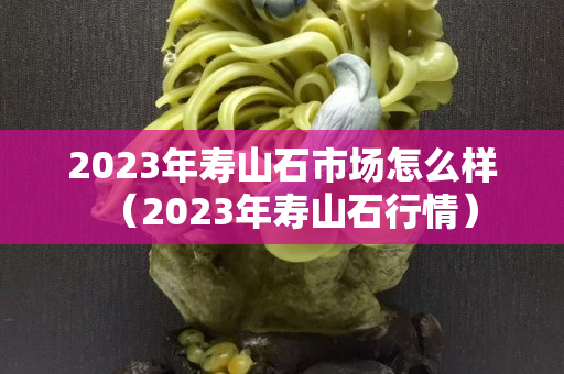 2023年寿山石市场怎么样（2023年寿山石行情）