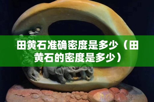 田黄石准确密度是多少（田黄石的密度是多少）