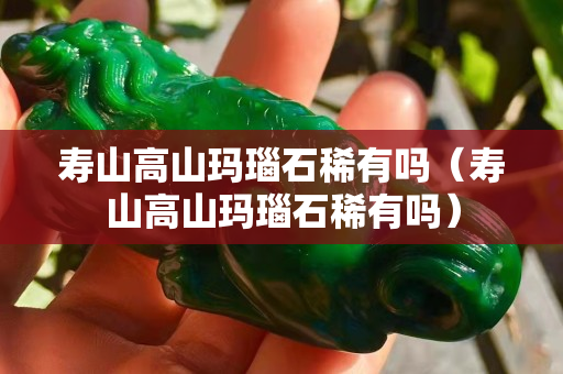 寿山高山玛瑙石稀有吗（寿山高山玛瑙石稀有吗）