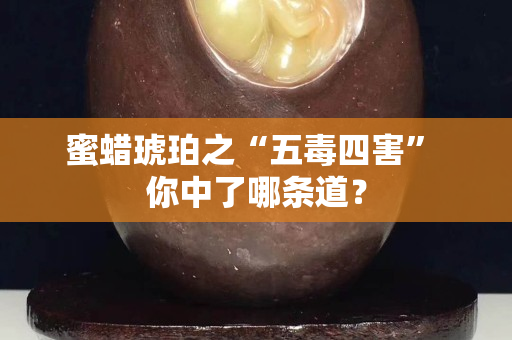 蜜蜡琥珀之“五毒四害” 你中了哪条道？