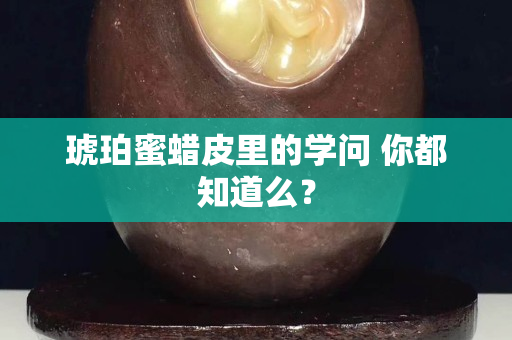 琥珀蜜蜡皮里的学问 你都知道么？