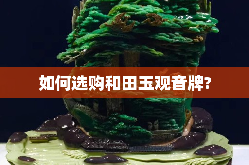 如何选购和田玉观音牌?