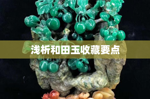 浅析和田玉收藏要点