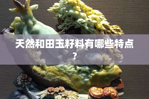 天然和田玉籽料有哪些特点?