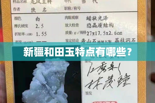 新疆和田玉特点有哪些？
