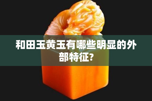 和田玉黄玉有哪些明显的外部特征?