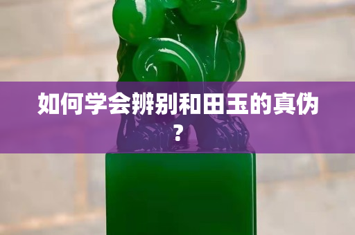 如何学会辨别和田玉的真伪?