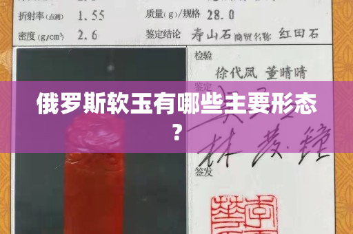 俄罗斯软玉有哪些主要形态?